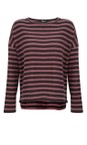 Mama B Riga Moro Alison R  Riga Moro Stripe Fleece Jumper  