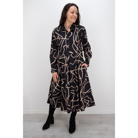 Foil Honourable Mention Dress - Black
