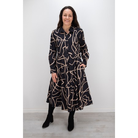 Foil Honourable Mention Dress - Black