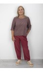 Thing Wine Dora Wine Mini Check Slit Pocket Top  