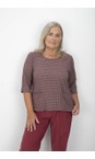 Thing Wine Dora Wine Mini Check Slit Pocket Top  