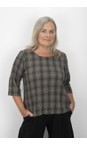 Thing Herb Danica Herb Structured Check Top  