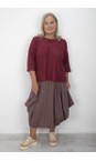 Thing Wine Hannah Wine Soft Knit Rectangle Top  