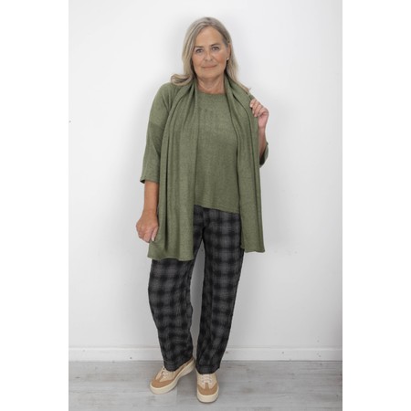 Thing Wiley Herb Long Soft Knit Scarf - Green