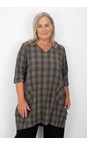Thing Herb Doloroes Herb Structured Check Pocket Dress  