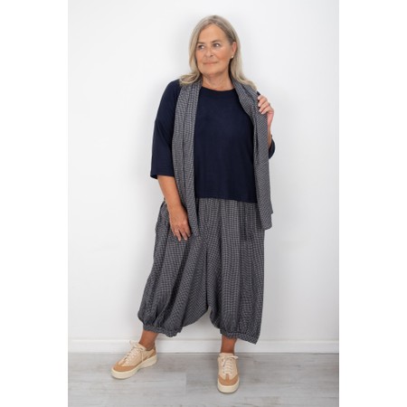 Thing Dinna Mini Check Scarf - Blue