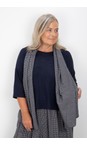 Thing Navy Dinna Mini Check Scarf  
