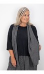 Thing Anthracite Dinna Mini Check Scarf  