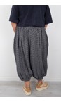 Thing Navy Dorit Mini Check Balloon Trouser  