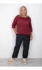 Thing Anthracite Agnes Anthracite Organic Babycord Crop Trouser  