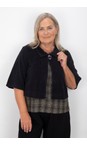 Thing Anthracite Carina Anthracite Heavy Cord Crop Jacket  