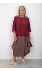 Thing Wine Dagmar Wine Mini Check Skirt  