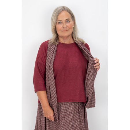 Thing Dinna Mini Check Scarf - Red