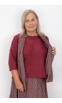 Thing Wine Dinna Mini Check Scarf  