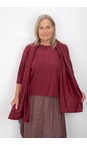 Thing Wine Wiley Wine Long Soft Knit Scarf  