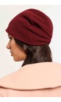 Loevenich Wine Wool Beanie Hat  