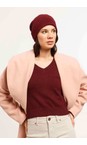 Loevenich Wine Wool Beanie Hat  