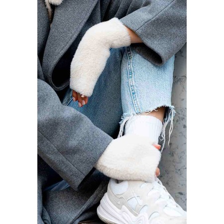 Loevenich Super Soft Finger Warmers - Off-White