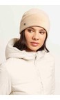 Loevenich Beige Beanie Hat  