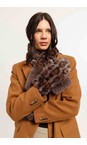 Loevenich Stone Leopard Faux Fur Mittens  