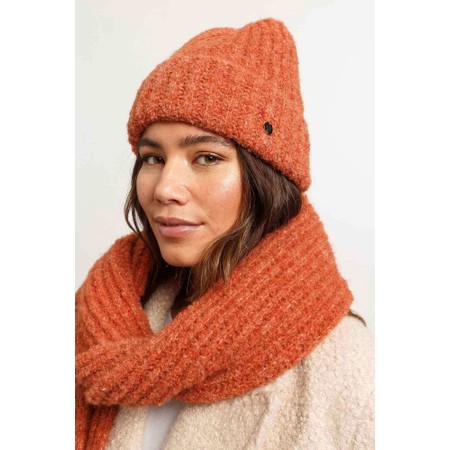 V.Fraas Knitted Beanie - Orange