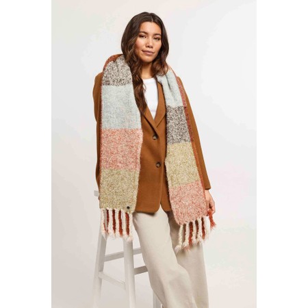 V.Fraas Soft Knit Multi Scarf - Orange