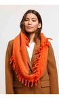 V.Fraas Orange Soft Knit Snood  