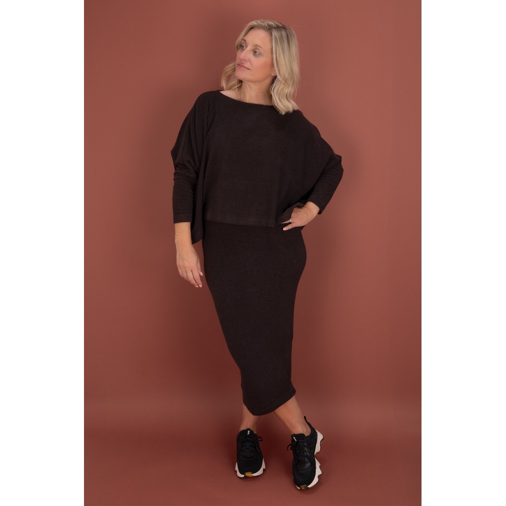 Mama B Lilla U Moro Plain Fleece Skirt Moro