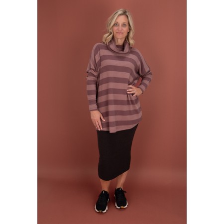 Mama B Lilla U Moro Plain Fleece Skirt - Brown