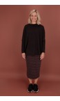 Mama B Moro Spino U Moro Relaxed Plain Fleece Top  