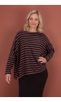 Mama B Riga Moro Martis R Stripe Riga Moro Wide Knit Jumper  
