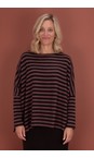 Mama B Riga Moro Martis R Stripe Riga Moro Wide Knit Jumper  