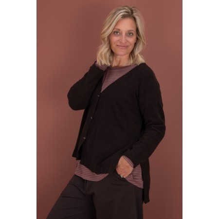 Mama B Cosmico Moro Swingy Cardigan - Brown