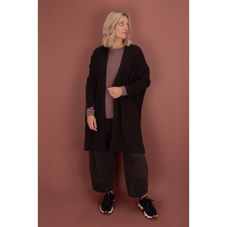 Mama B Soufle U Moro Plain Fleece Cardigan - Brown