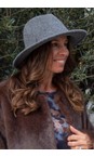 Loevenich Charcoal Fedora Wool Hat  