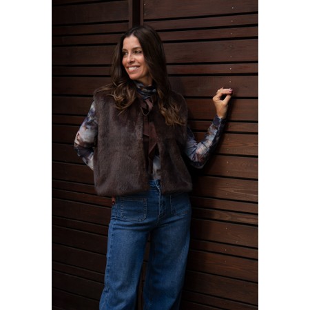 Chalk Felicity Cappuccino Gilet - Brown