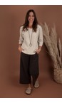 Henriette Steffensen Chokolate Fleece Chokolate Crop Trouser  