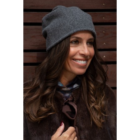 Loevenich Wool Beanie Hat - Black
