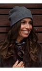 Loevenich Charcoal Wool Beanie Hat  