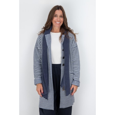 Henriette Steffensen Evening Blue Thin Fleece Scarf - Blue