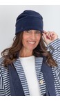 Loevenich Dark Navy Beanie Hat  