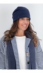 Loevenich Dark Navy Beanie Hat  