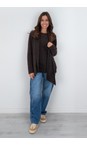 Henriette Steffensen Chokolate Chokolate Fleece Blouse With Scarf  