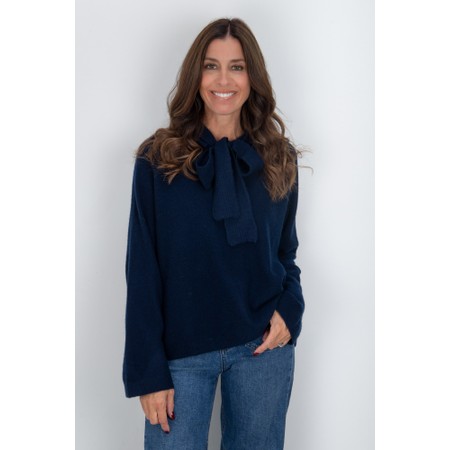 Masai Clothing MaFadeya Knit Cashmere Touch Jumper - Blue