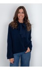 Masai Clothing Navy Blazer MaFadeya Knit Cashmere Touch Jumper  
