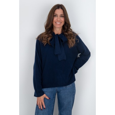 Masai Clothing MaFadeya Knit Cashmere Touch Jumper - Blue