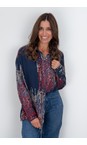 Masai Clothing Red Dahlia MaIfo Print Shirt  