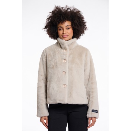 RINO AND PELLE Vie Birch Faux Fur Jacket - Beige