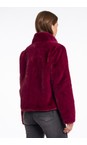 RINO AND PELLE Sugar Plum Vie Sugar Plum Faux Fur Jacket  