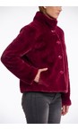 RINO AND PELLE Sugar Plum Vie Sugar Plum Faux Fur Jacket  